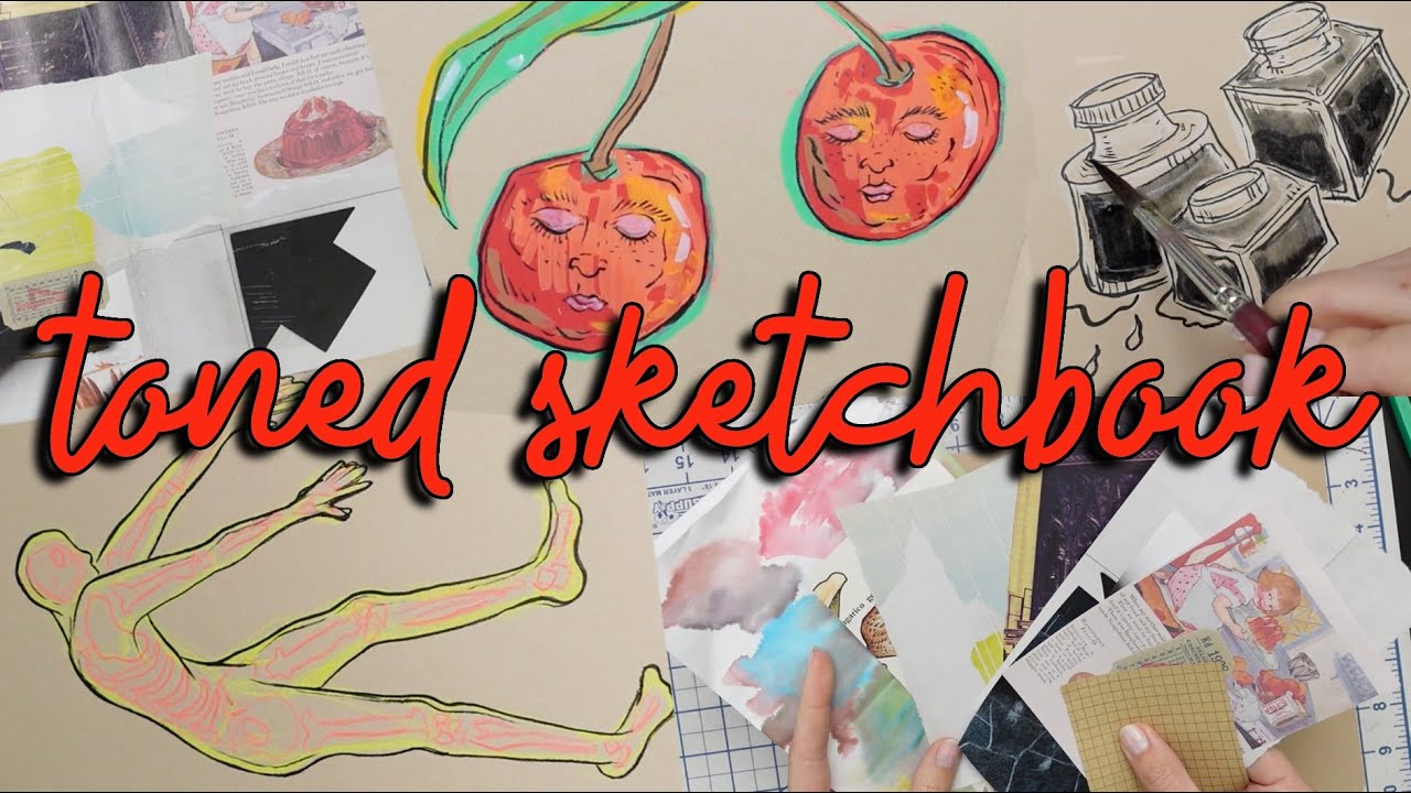 sketchbook obsession continues! 🍒 | ART WITH ME - YouTube