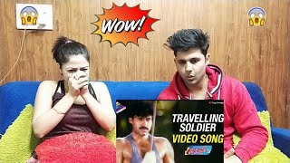 Travelling Soldier Song REACTION !! | Pawan Kalyan Thammudu Songs | SIBLINGS REACTION