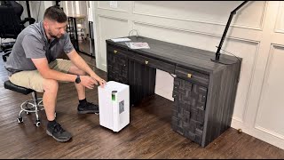 3000 Sq. ft Dehumidifier for Basement, 38 Pint/D Quiet Dehumidifiers for Home, Bedroom, Bathroom, Po