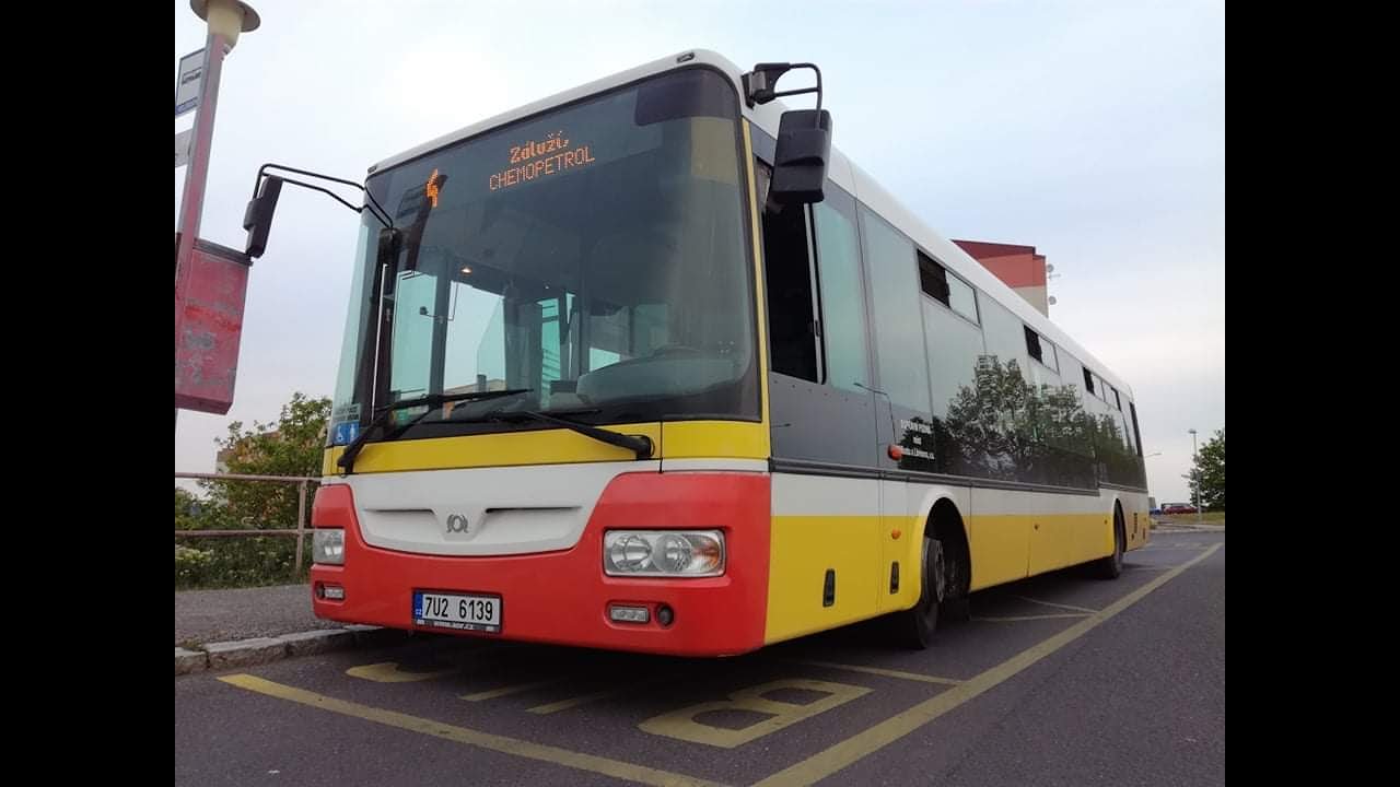 VÝLUKA TRAM - Linka 4: Záluží, CHEMOPETROL - Most, Dopravní podnik