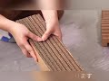 貓抓板 Cat Scratcher Board 猫用品 猫爪とぎ 猫スクラッチャー 爪磨き 高密度の段ボール材料 猫のおもちゃ ダンボール 耐久性 両面使える 爪研ぎ 組み立て (1枚セット)