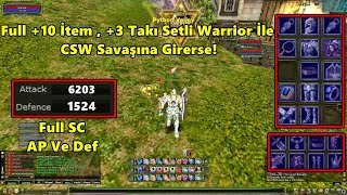 Full 10 İtem 3 Takılı Warrior Char İle Önce Delos Savaşı, Ardından Delos Bossları Knight Online