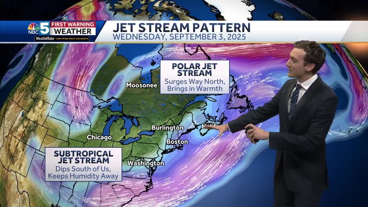 Warm and mostly dry through midweek in Vermont (08-31-25) - YouTube