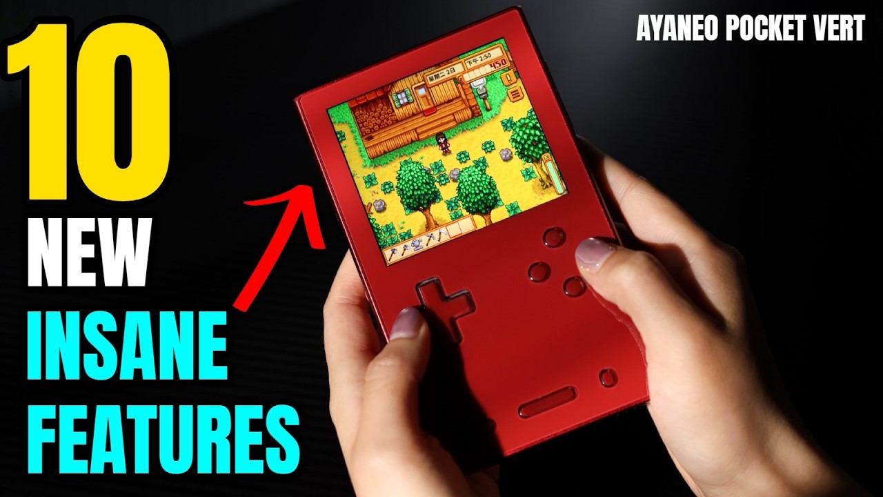 10 New Insane Features Coming In AYANEO Pocket Vert - Completely