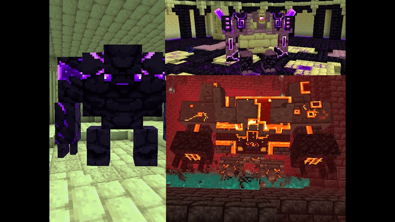 Ender Guardian (L_Ender 's Cataclysm) vs Mowzie's mobs