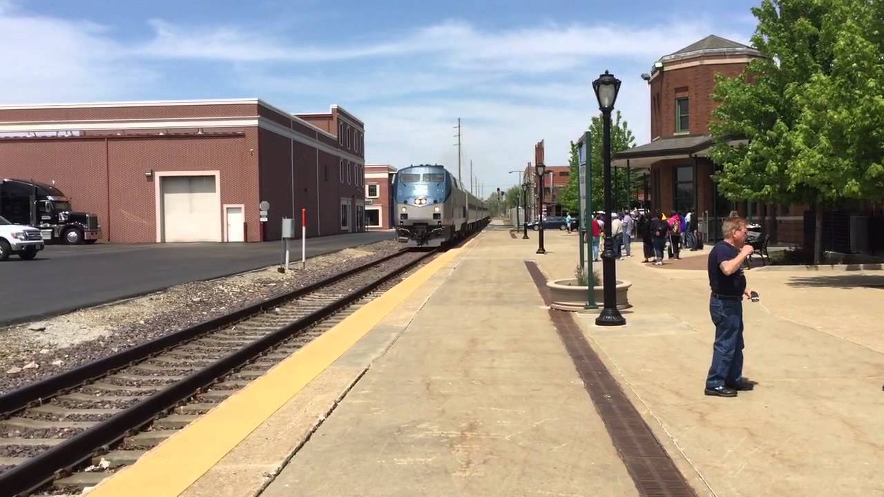 Amtrak Springfield Illinois YouTube