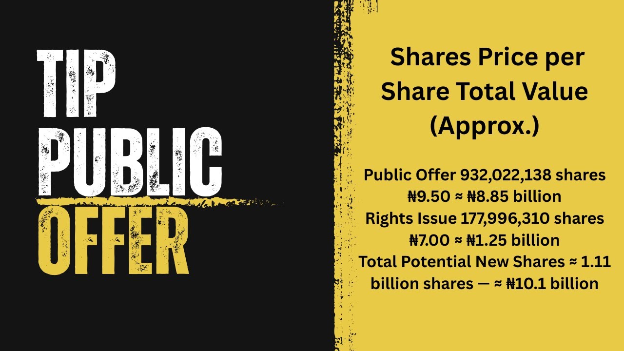 TIP Public Offer Explained: What You Should Know Before Investing