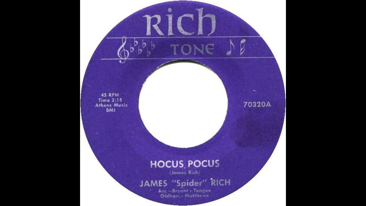 James 'Spider' Rich - Hocus Pocus. 60's Country Rock & Roll Instrumental
