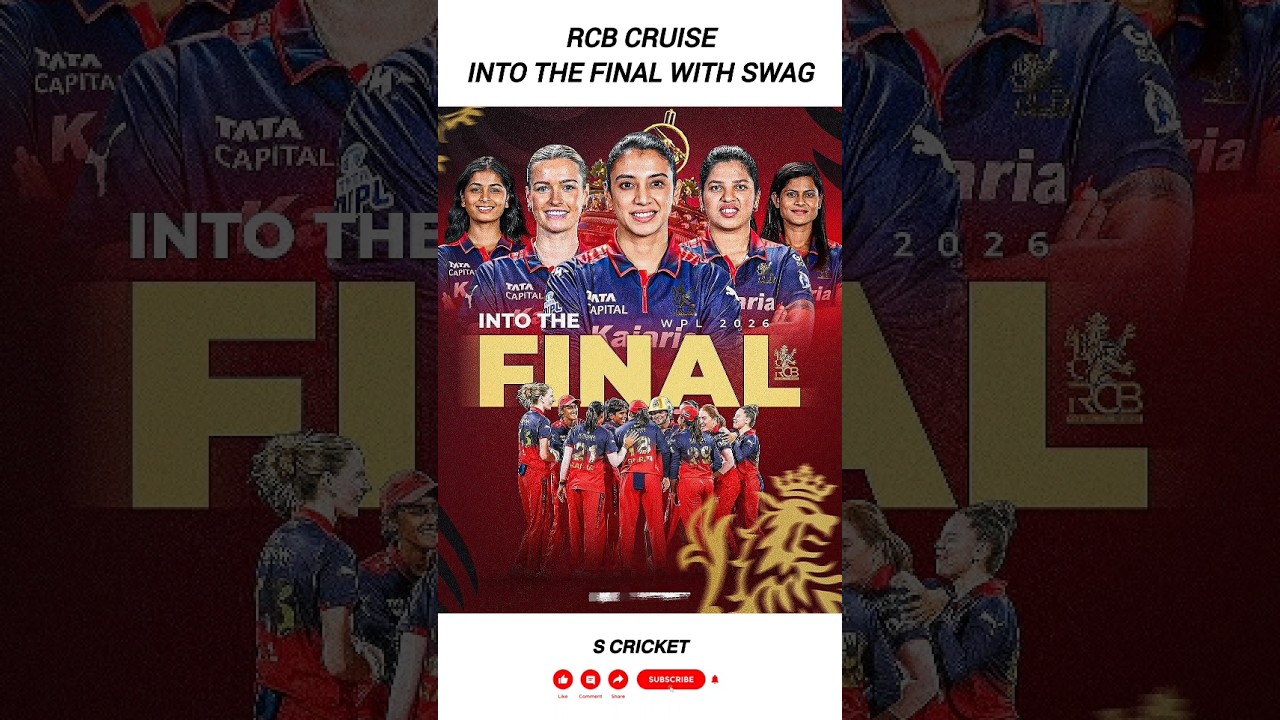 RCB CRUISE INTO THE FINAL WITH SWAG 