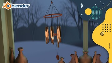 ★ How to create Wind Chimes in Blender 3.1