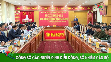 Công bố các quyết định điều động, bổ nhiệm cán bộ