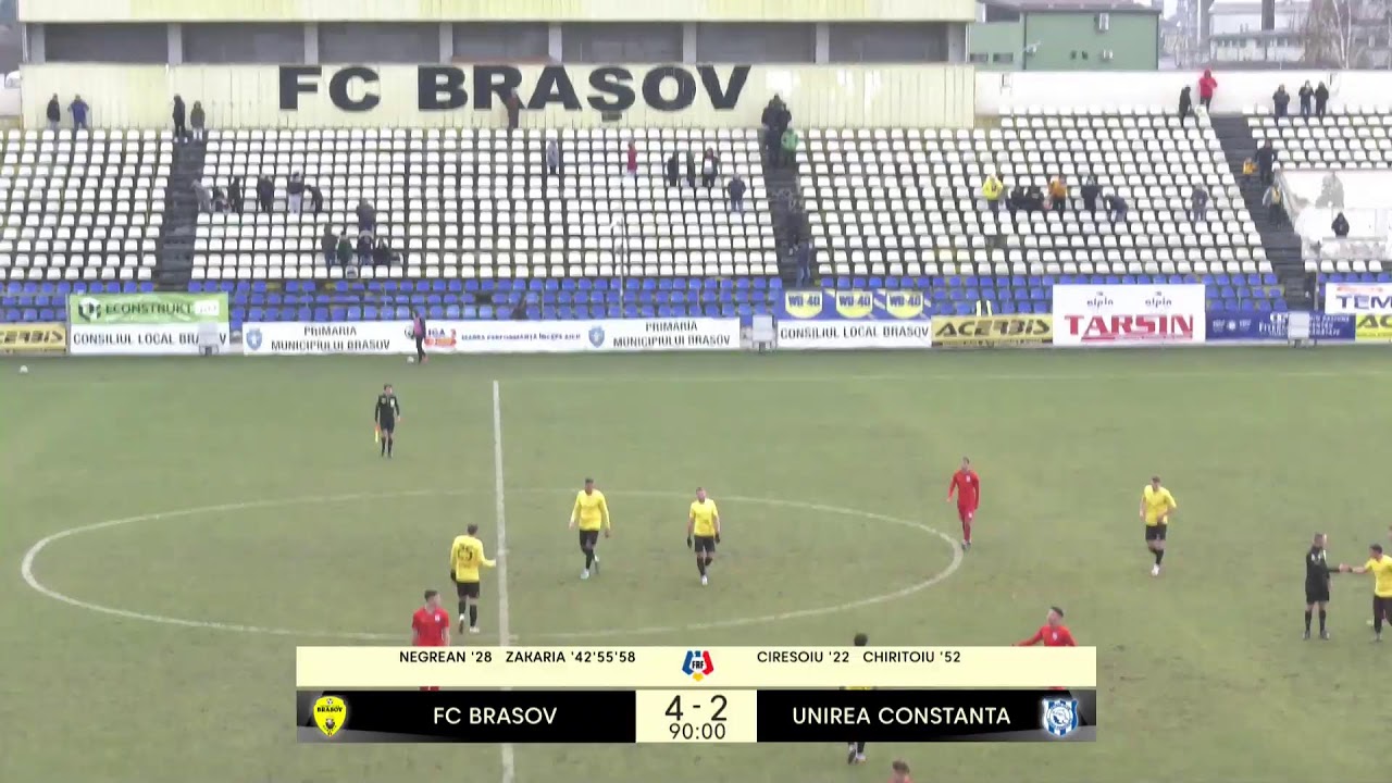 FC BRASOV - UNIREA CONSTANTA | LIGA 2 | ETAPA 16 - YouTube