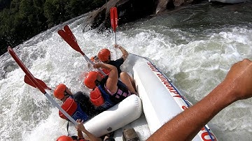 Weekday Middle Ocoee Rafting Fun in Tennessee w/ River Guide Fast Fred 8/6/2021