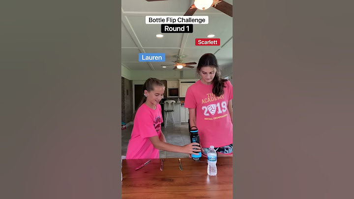 Bottle Flip Challenge! Round 1!!!