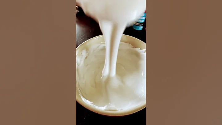 HOW TO MAKE FLUFFY SLIME #slime #fluffyslime #howto