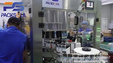 High Speed Rotary Sticker Labeling Machine Label Applicator
