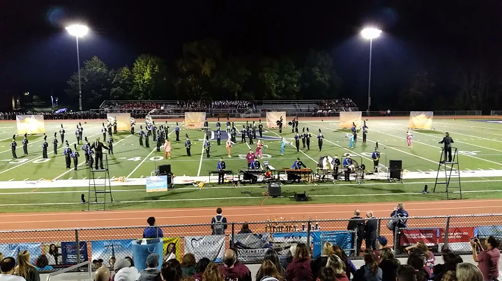 Randolph Marching Rams Exhibition performance @ th...