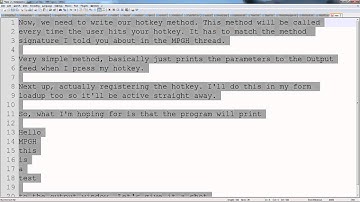 HotkeyManager Tutorial [VB.NET]
