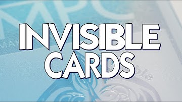Deck Review - Invisible AQUA Playing Cards by MPC