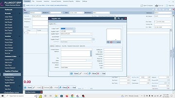 HOW TO ENTER PURCHASE INVOICE IN PLUMCOT ERP/POS HINDI