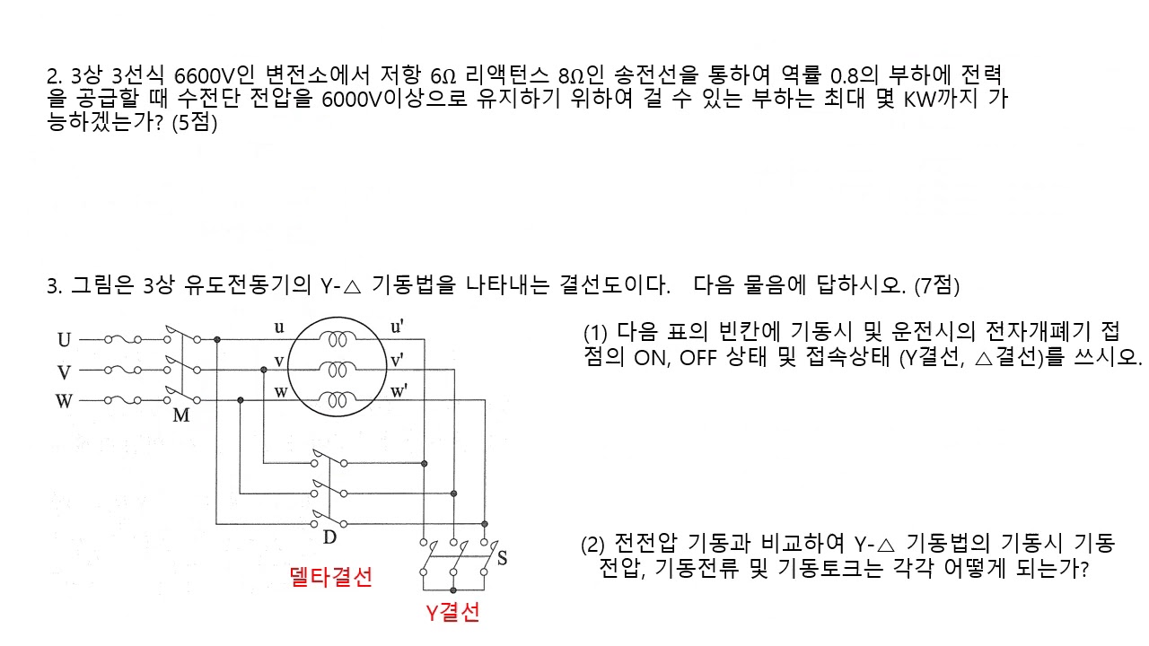 2020전기산업기사 실기 1회 복원 수변전, 정격차단용량 선정기준, DS의 F-F 뜻, 2부싱 변압기, 옥내 PT, 분기회로, 이도 선간거리,  지락사고 변성기 계전기, 종합설계업