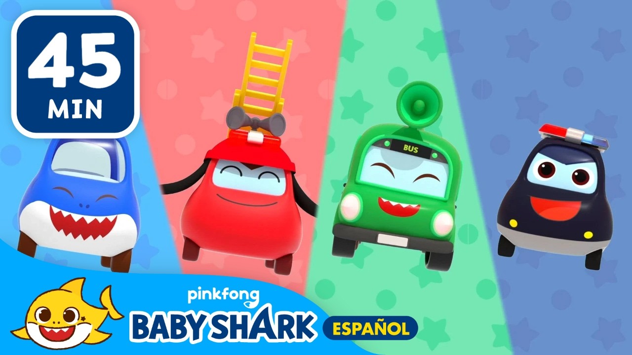 Maratón de Los Mejores Episodios de Auto🚗 de Juguete de Tiburón Bebé | Baby Shark en español