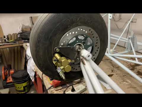 Las nuevas llantas - Fácil MS 1/3 Avión Experimental Argentino