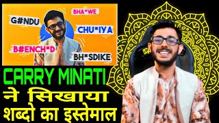 Carry minati new rant video released || carryminati "the art of bad
words",