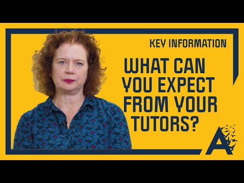 What Can Students Expect From Their Tutors?
