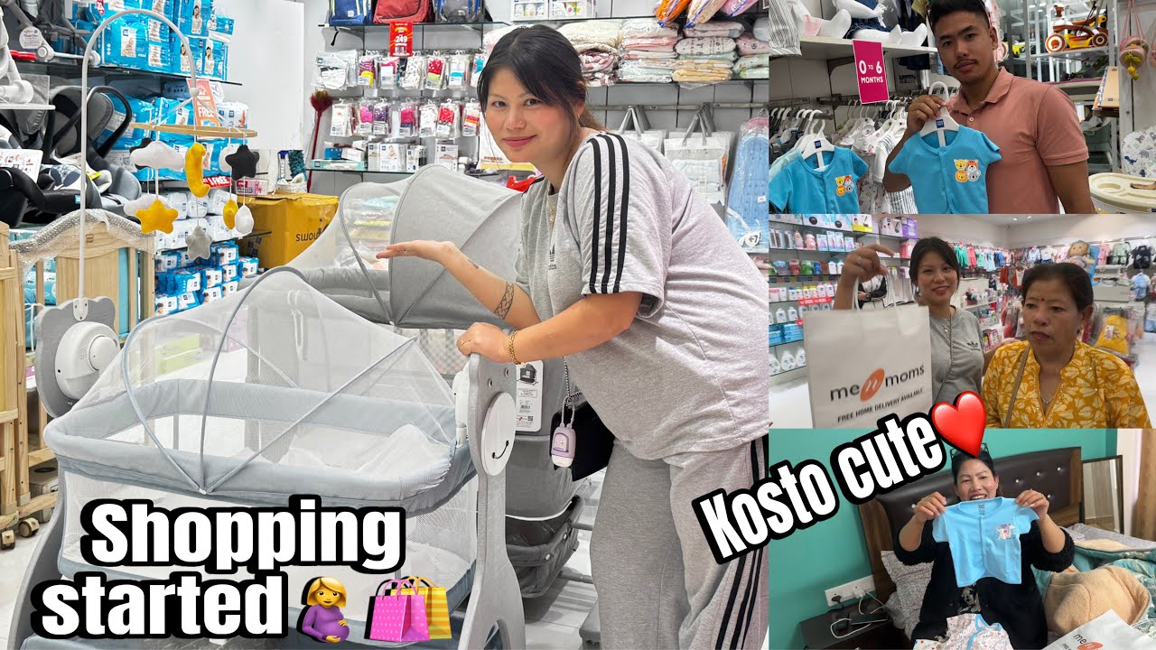 FINALLY HAMRO BABY KO LAGI SHOPPING START BHAYO👼❤️ K K KINEW TA ?