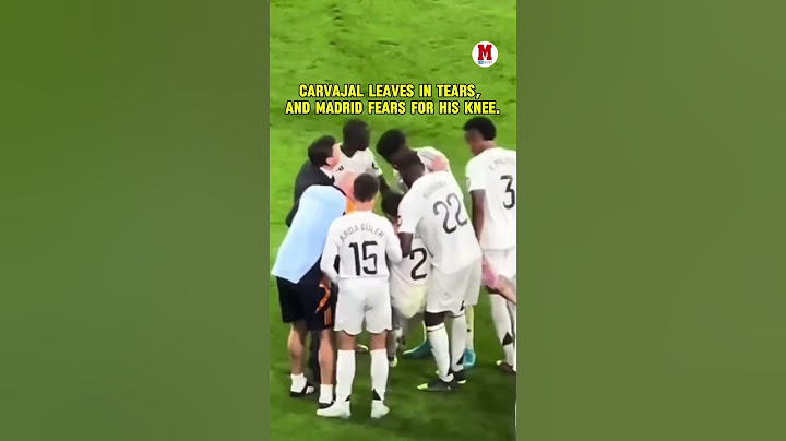 Ouch! #Carvajal had to leave the game due to a knee injury 🫣⚽️ #RealMadrid #Madrid #LaLiga #Soccer