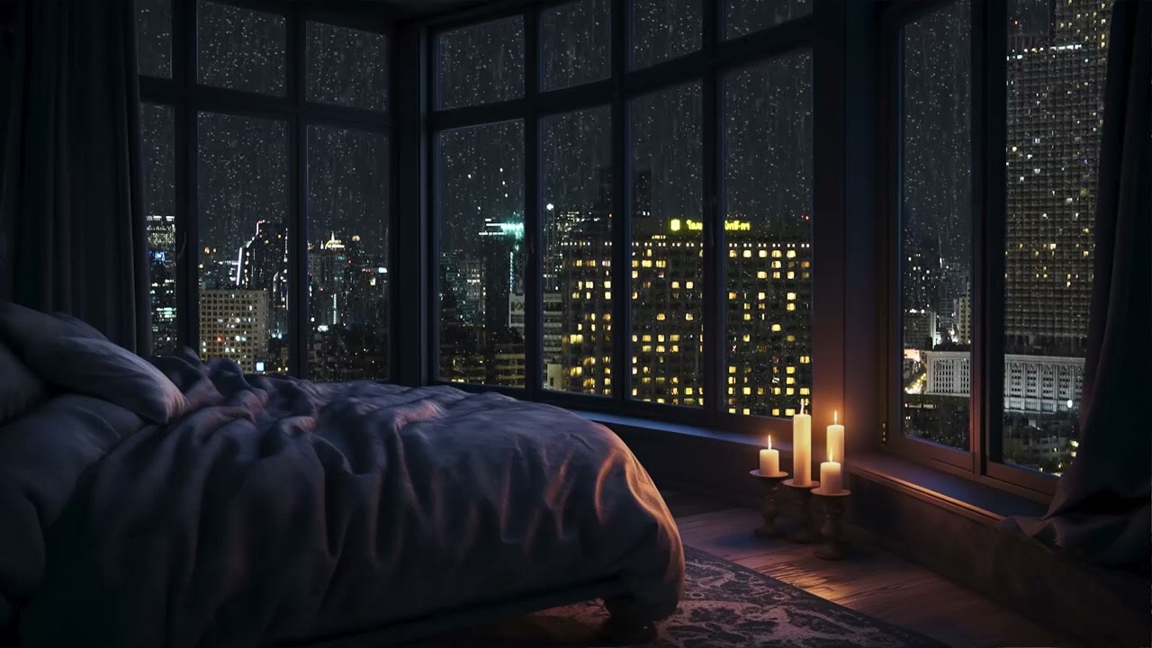 This Time With Soft Thunder & Muffled Rain Sounds | Calming Sounds For Sleeping | ASMR Rain Sounds