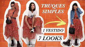 Como usar T-shirts com vestido?