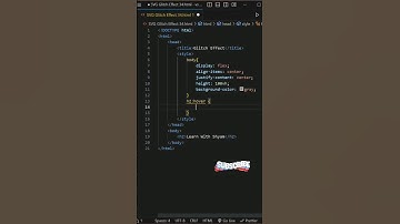 Text Glitch Effect | Html Css #svg #html