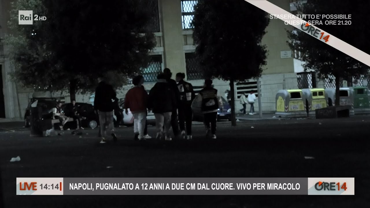 Baby-Gang a Napoli, 12enne accoltellato - Ore 14 del 13/03/2023
