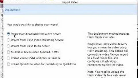How to Use Adobe Flash : Importing Video to Flash CS3