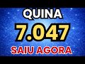 QUINA 7.047 (10/06/2026) - Resultado de Hoje 🔵