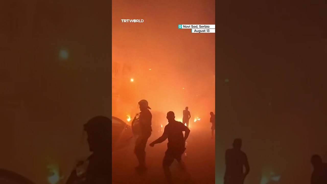 Clashes Escalate At Anti Government Protests In Serbia