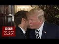 Макрон и Трамп: такая трогательная 