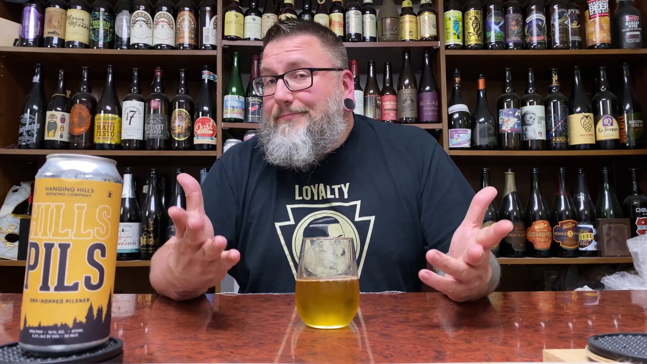 Massive Beer Review 2450 Hanging Hills Brewing Hills Pils Dry Hopped Pilsner