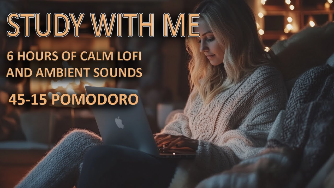 🧘 STUDY WITH ME | 45/15 Zen Mode / УЧИМСЯ ВМЕСТЕ | 45/15 Спокойная концентрация 🕯️📘