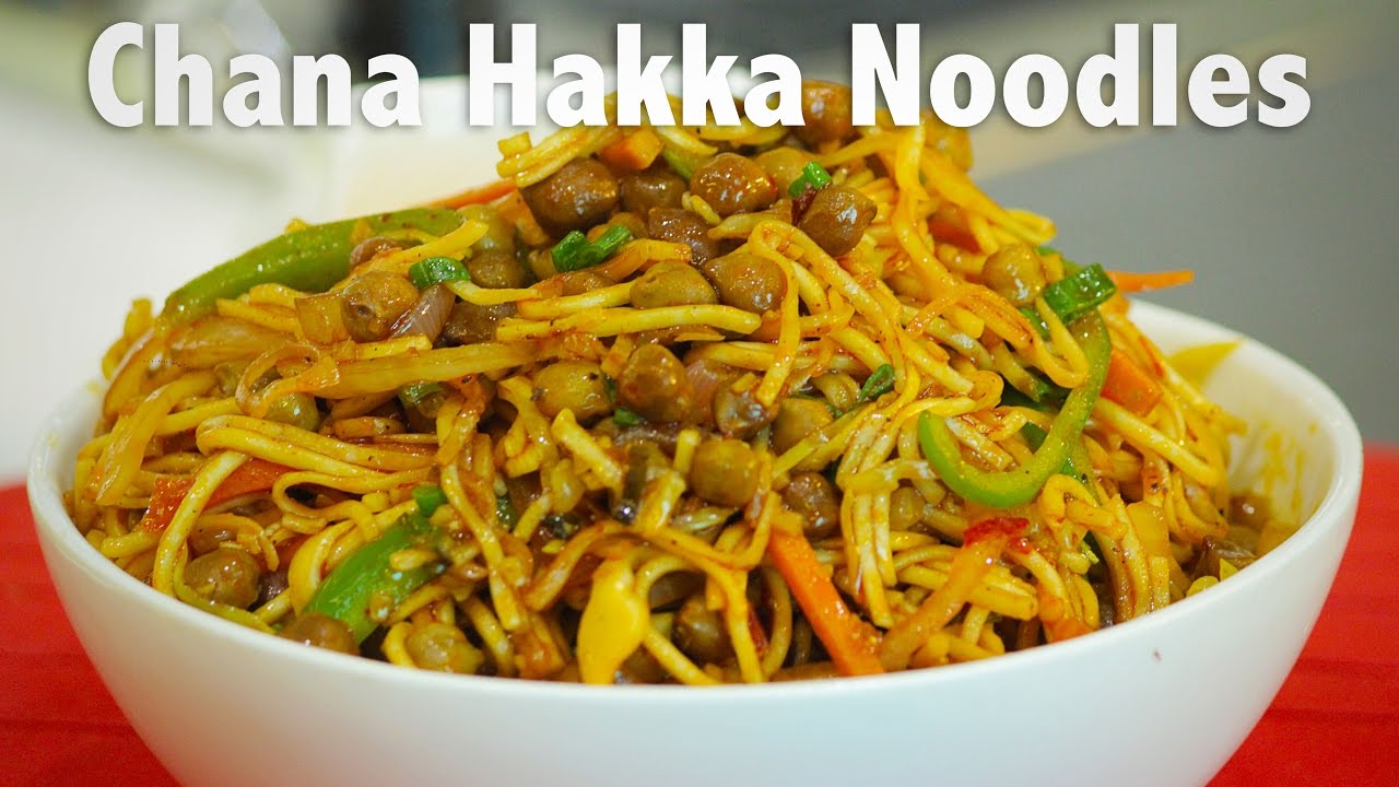 Chana Hakka Noodles | ChefHarpalSingh - YouTube