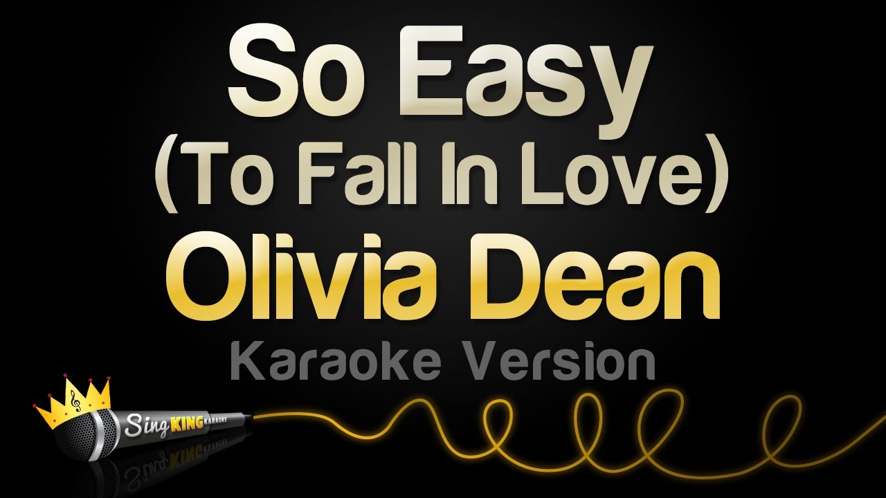 Olivia Dean - So Easy (To Fall In Love) (Karaoke Version)