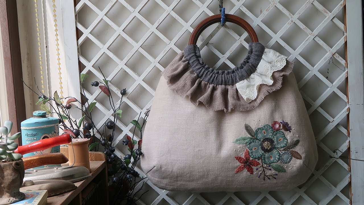 퀼트 린넨가방 만들기 │ How To Make a Quilt Linen Bag │ DIY Craft Tutorial