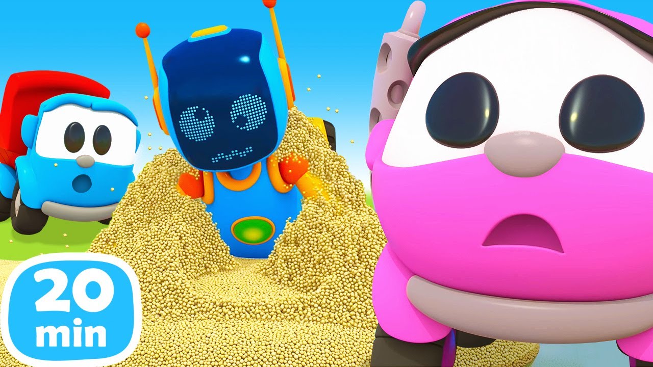 Leo baut für Lea tolle Sachen. Cartoons auf Deutsch | Leo der Lastwagen - Neue Folgen