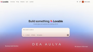 Cara Membuat Landing Page dengan AI Lovable.dev