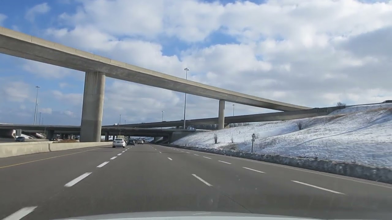 Highway 410 South, Highway 403 South, Brampton to Mississauga, Ontario.