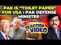US used Pakistan like "Toilet Paper & threw away!" says Khwaja Asif, Pakistan Defense Minister