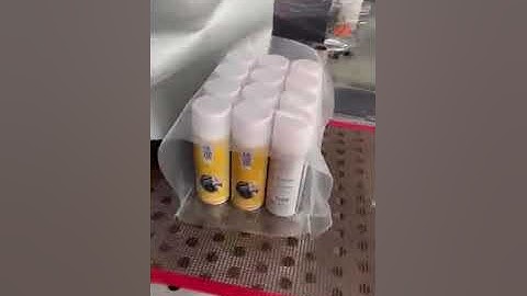 AILE Cosmetic Chemical Aerosol Cans Film Shrink Packaging Machine Shrink Wrapping Machine