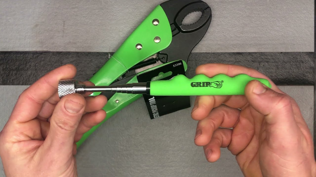 GRIP ON Tools - Magnetic Pickup Tools (15 lb power!)